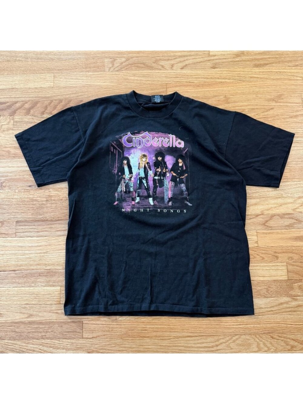 Cinderella Vintage Shirt 80s Night Songs Single Stitch Back Hit XL BIG tag